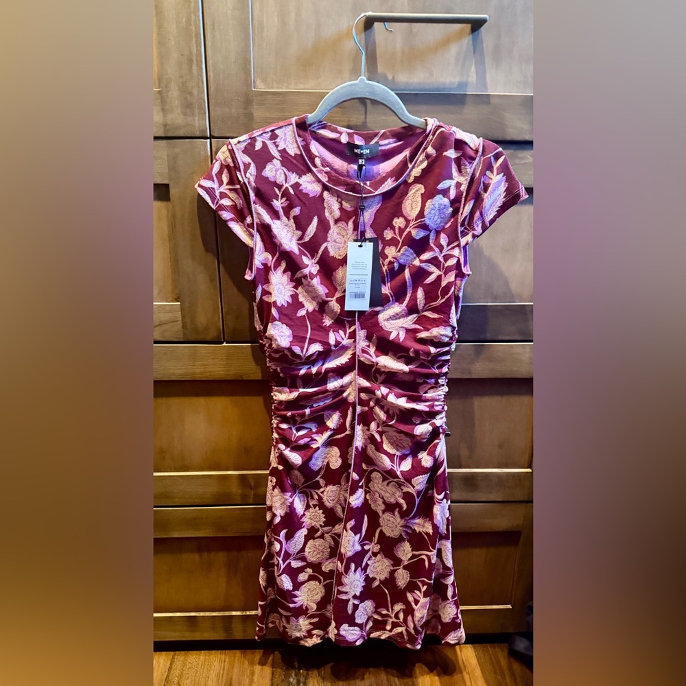 ME+EM Plum Floral Print Dress - Picture 7 of 9